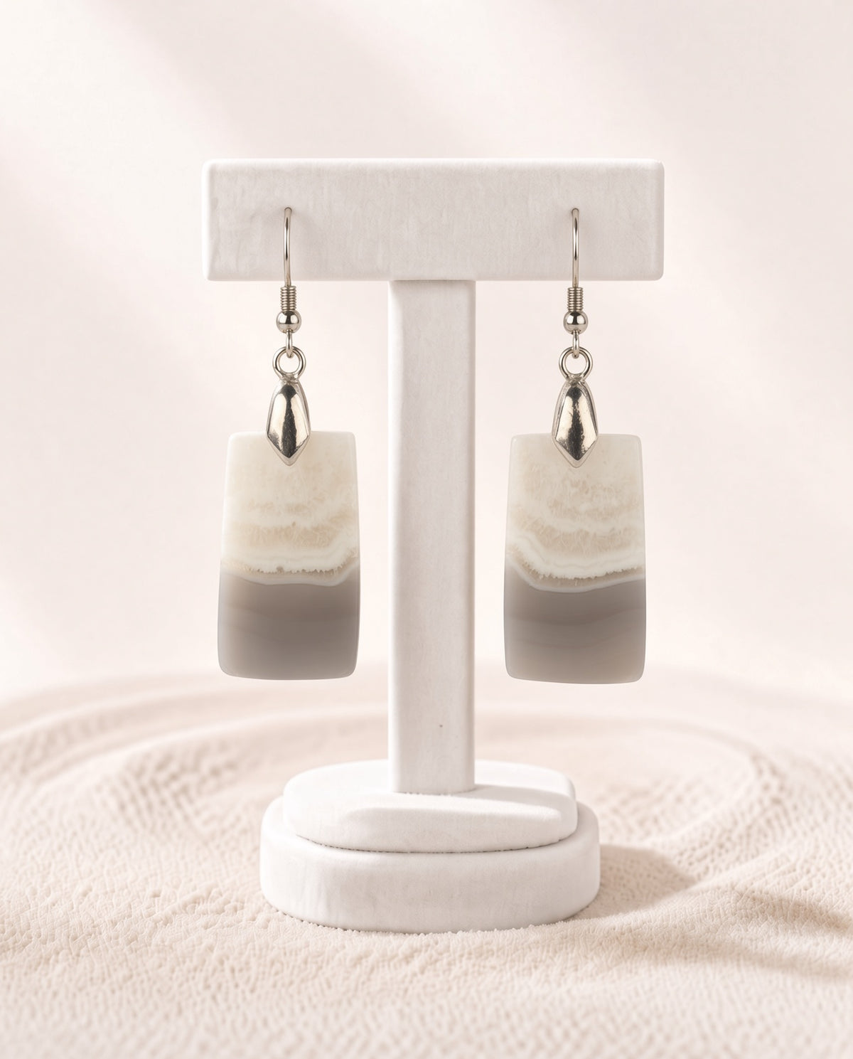 Banded Agate Earrings