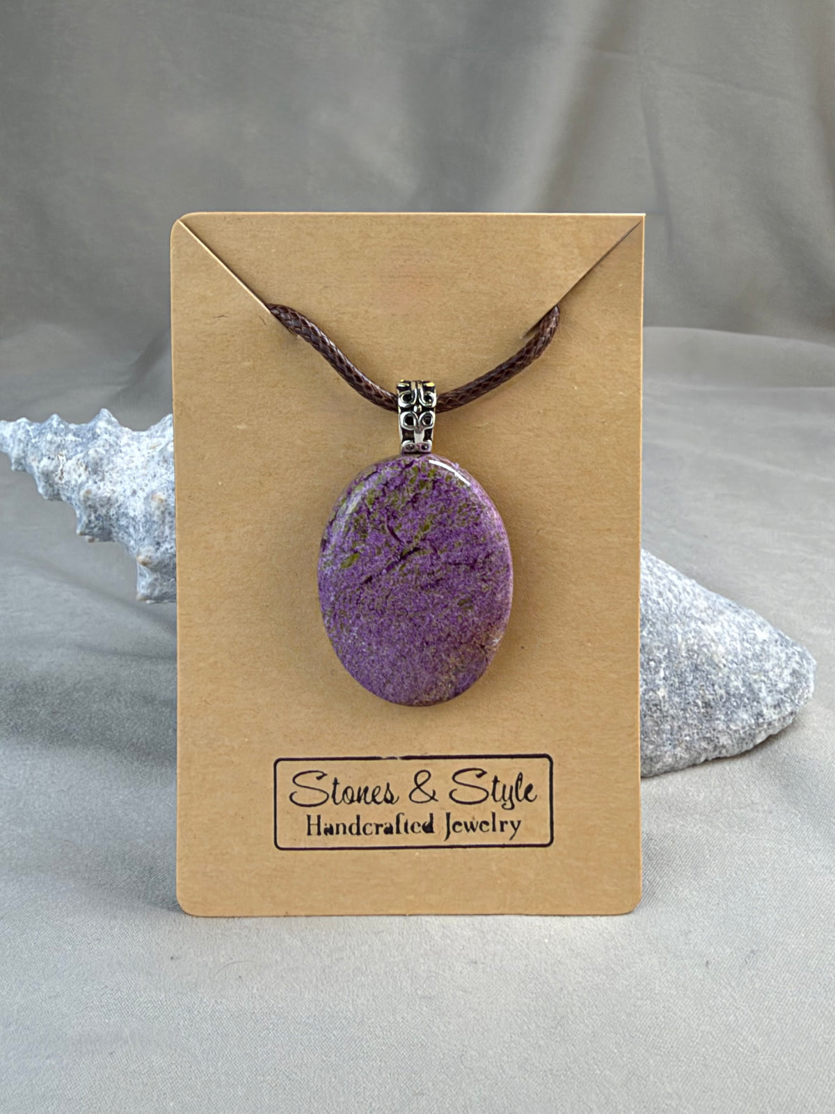 Stichtite Pendant Necklace