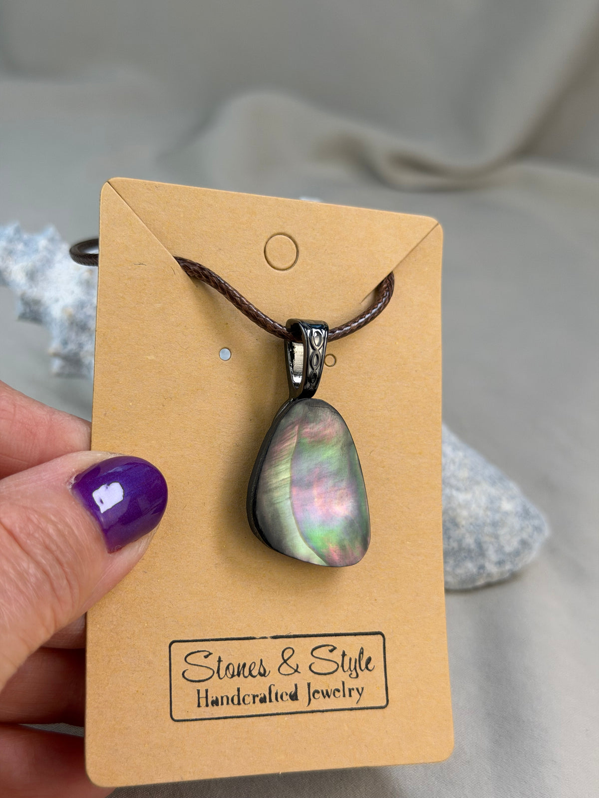 Abalone Pendant Necklace