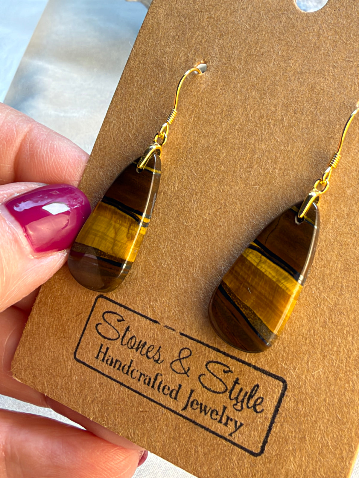Tiger’s Eye Earrings
