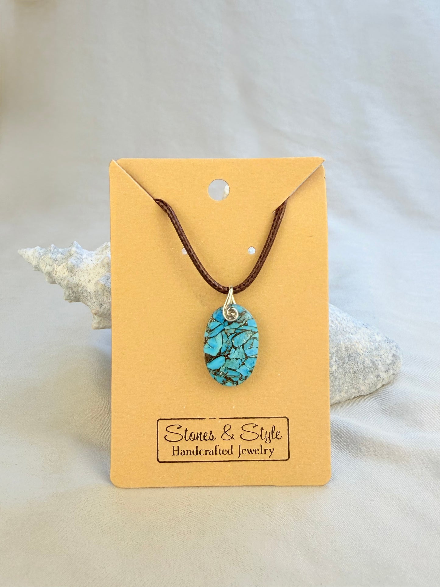Turquoise Pendant Necklace