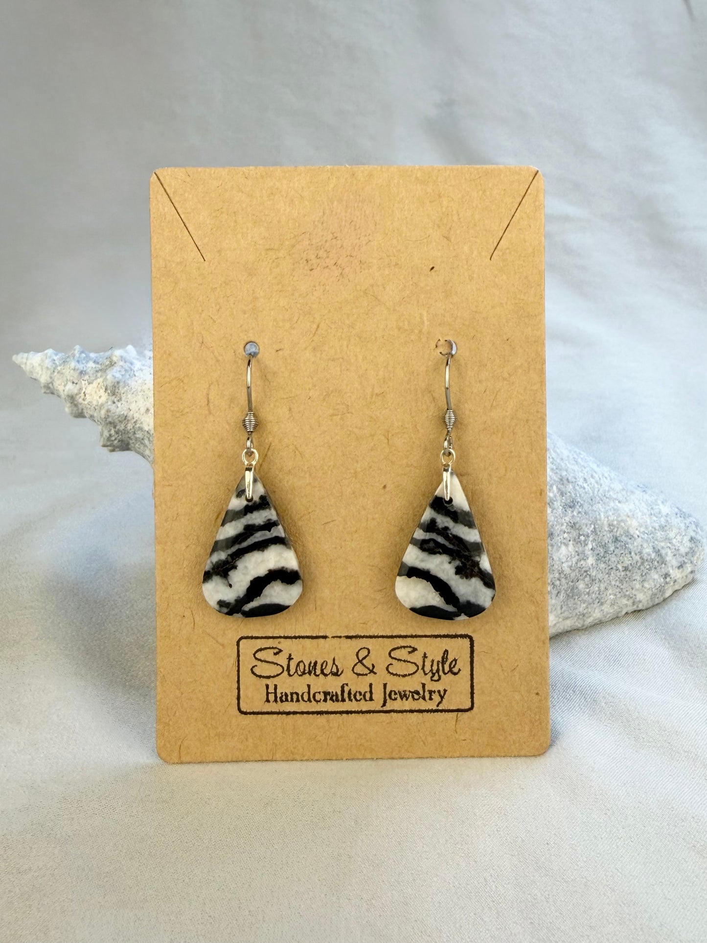 Zebra Jasper Earrings