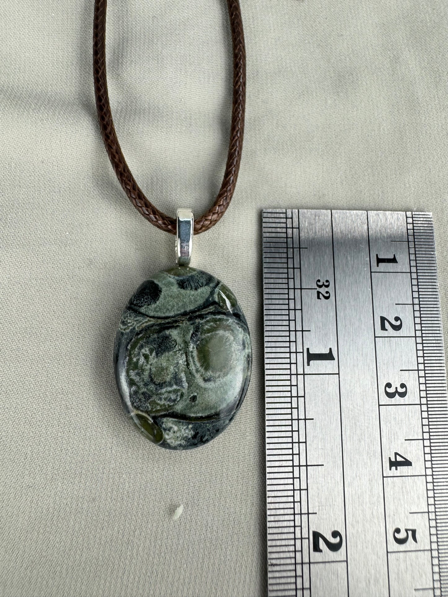 Kambaba (Galaxy) Jasper Pendant Necklace