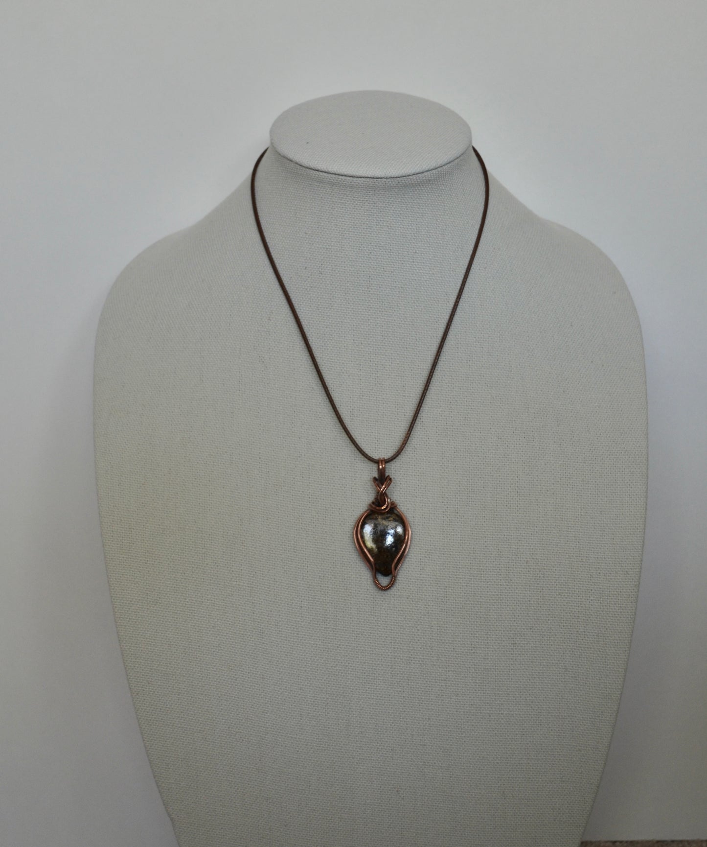 Bronzite Pendant Necklace