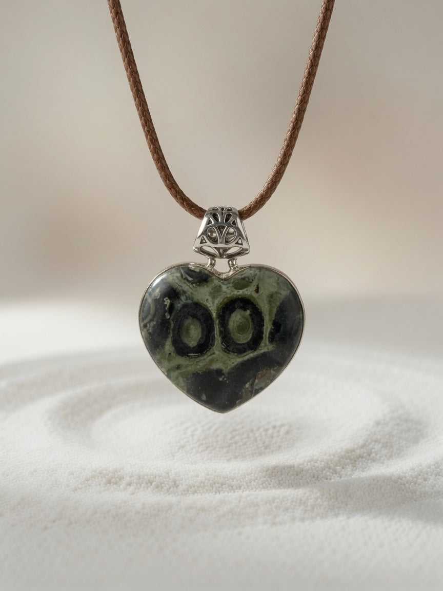 Kambaba (Galaxy) Jasper Pendant Necklace