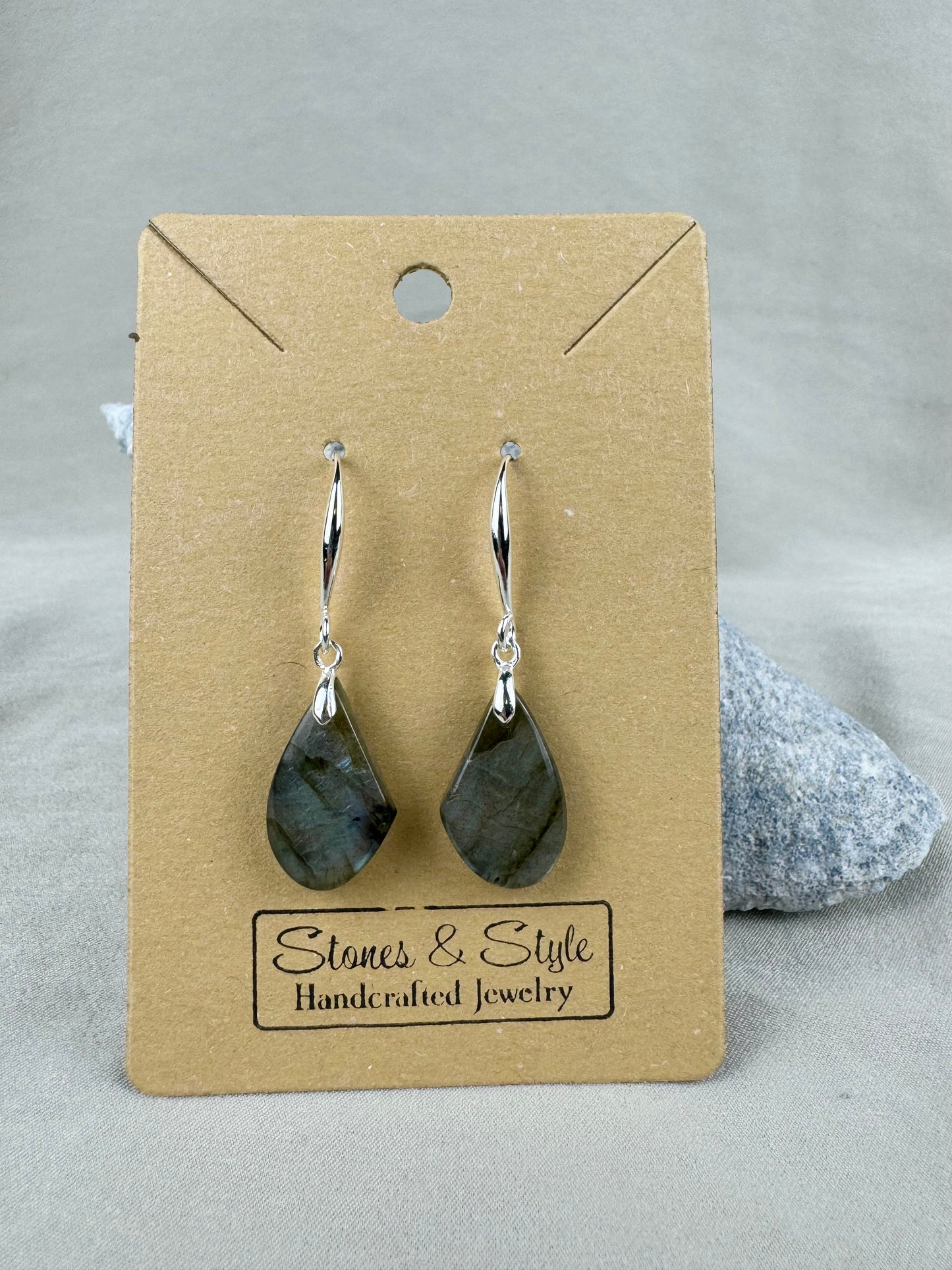 Flashy Labradorite Earrings