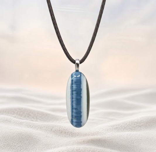 Owyhee Blue Opal Pendant Necklace