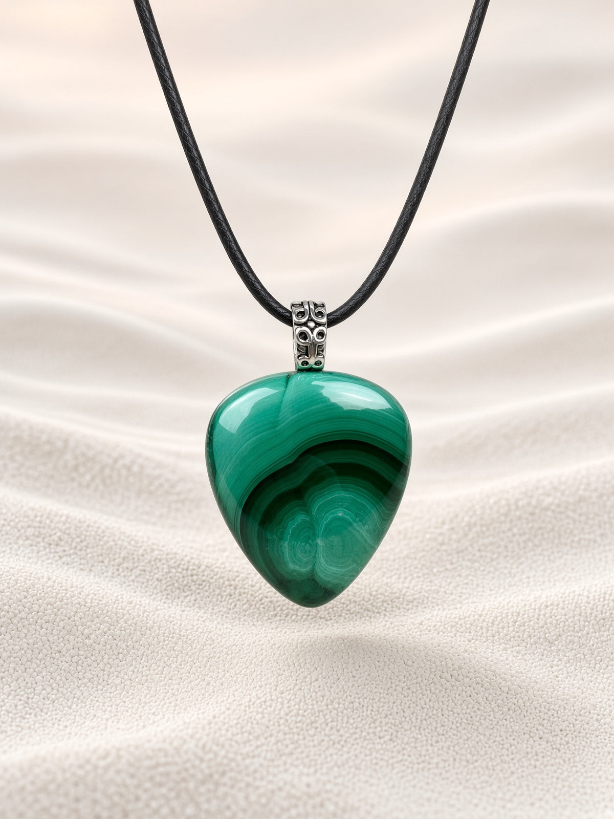 Malachite Pendant Necklace