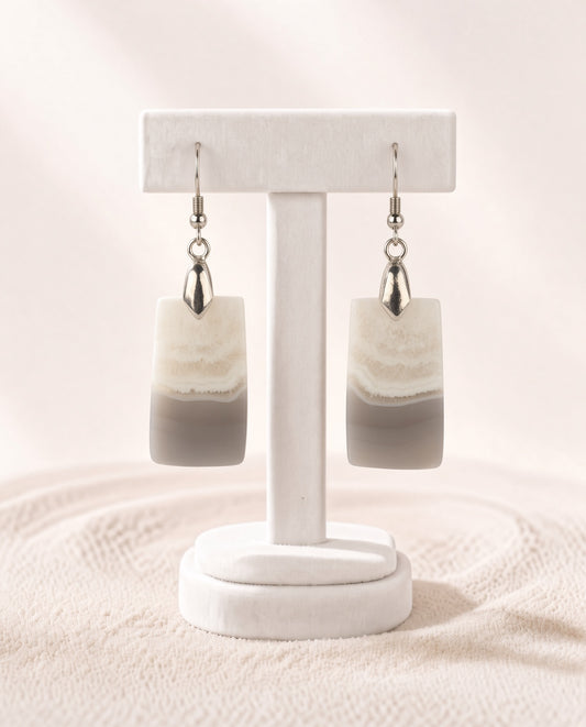 Banded Agate Earrings
