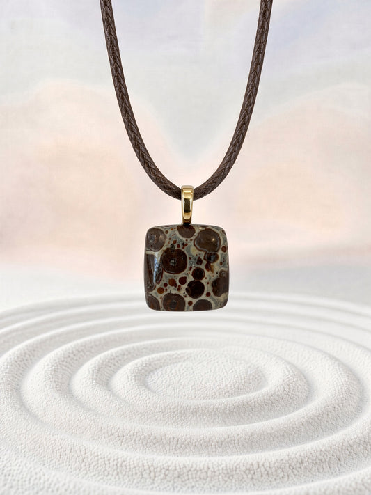 Asteroid Jasper Pendant Necklace