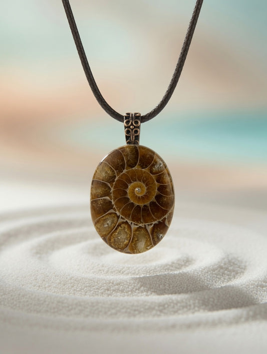 Ammonite Pendant Necklace