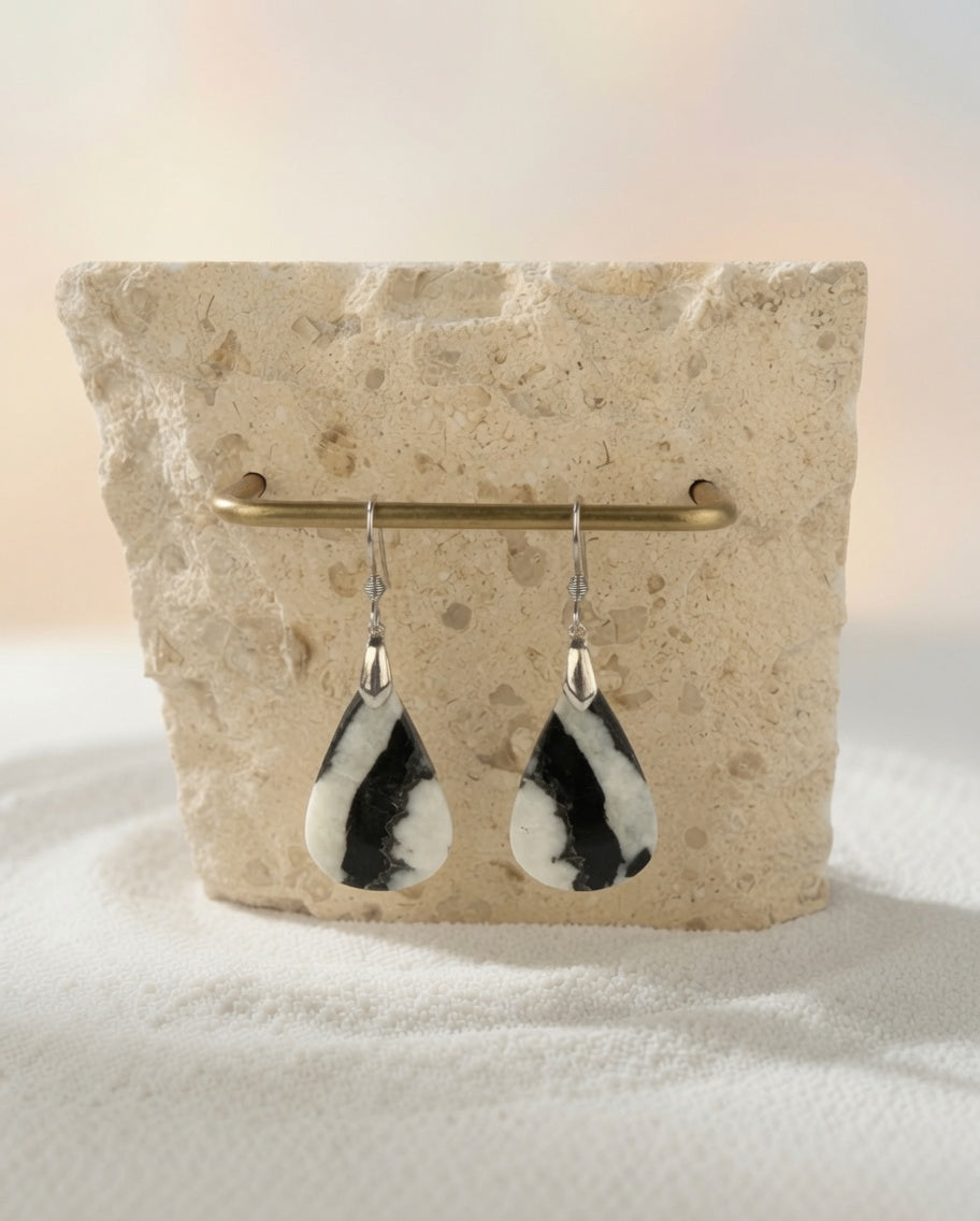 Zebra Jasper Earrings