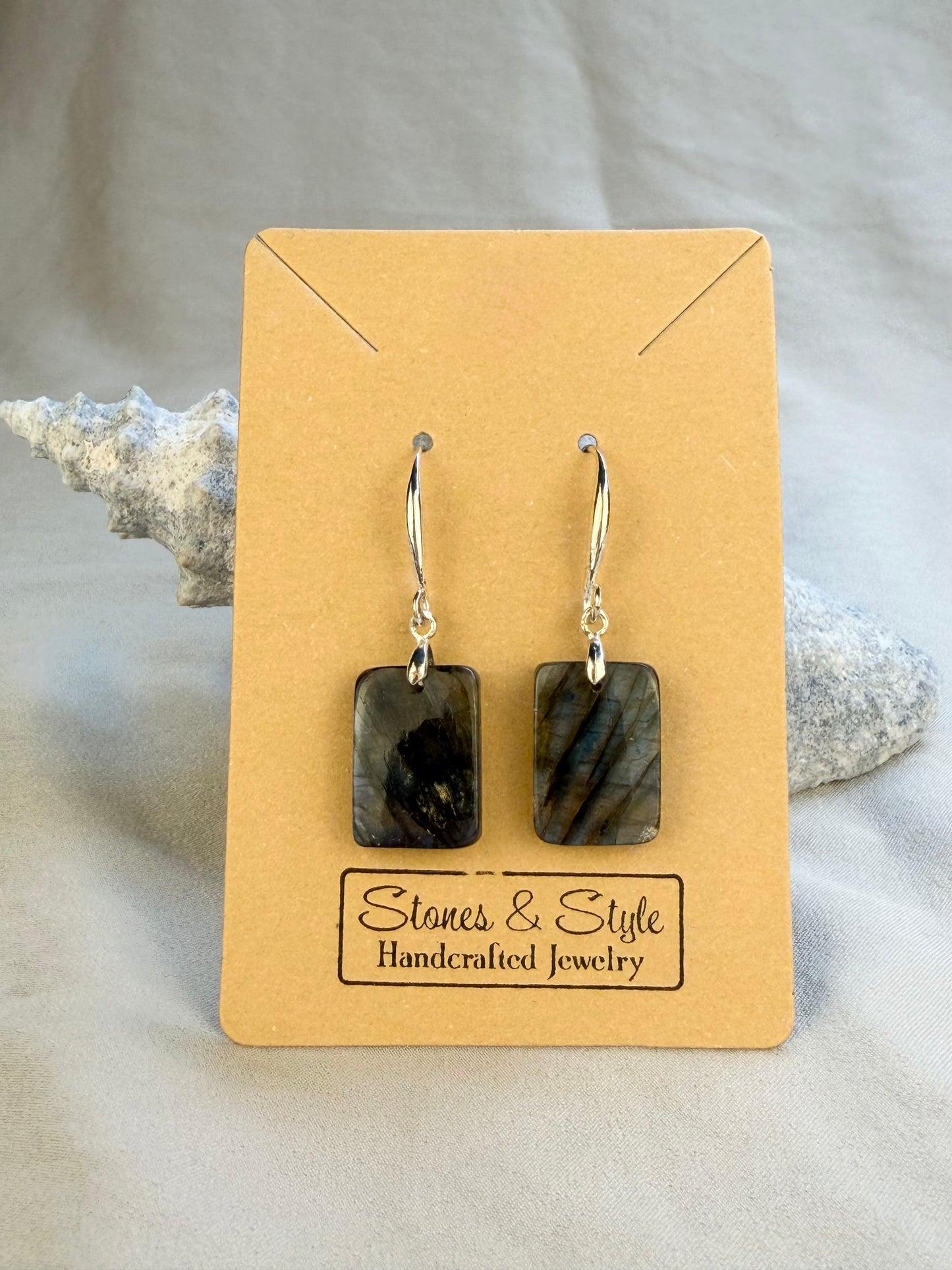 Labradorite Earrings