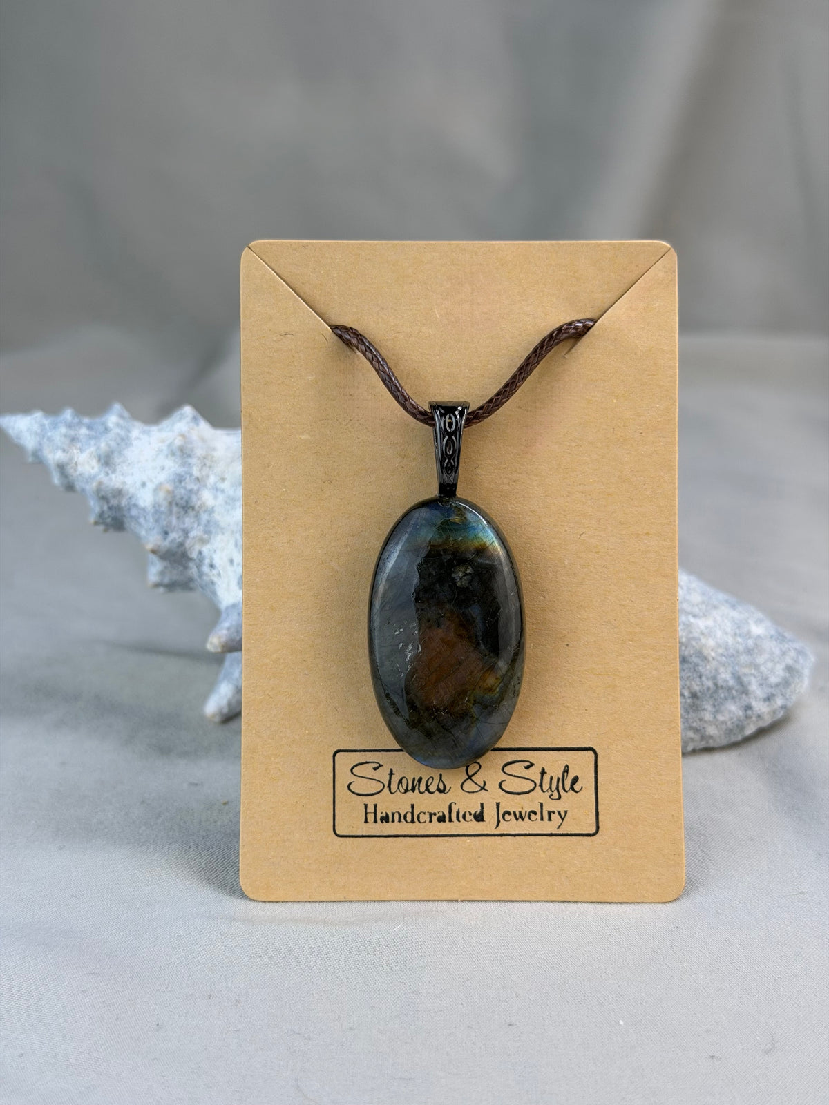 Spectrolite Labradorite Pendant Necklace