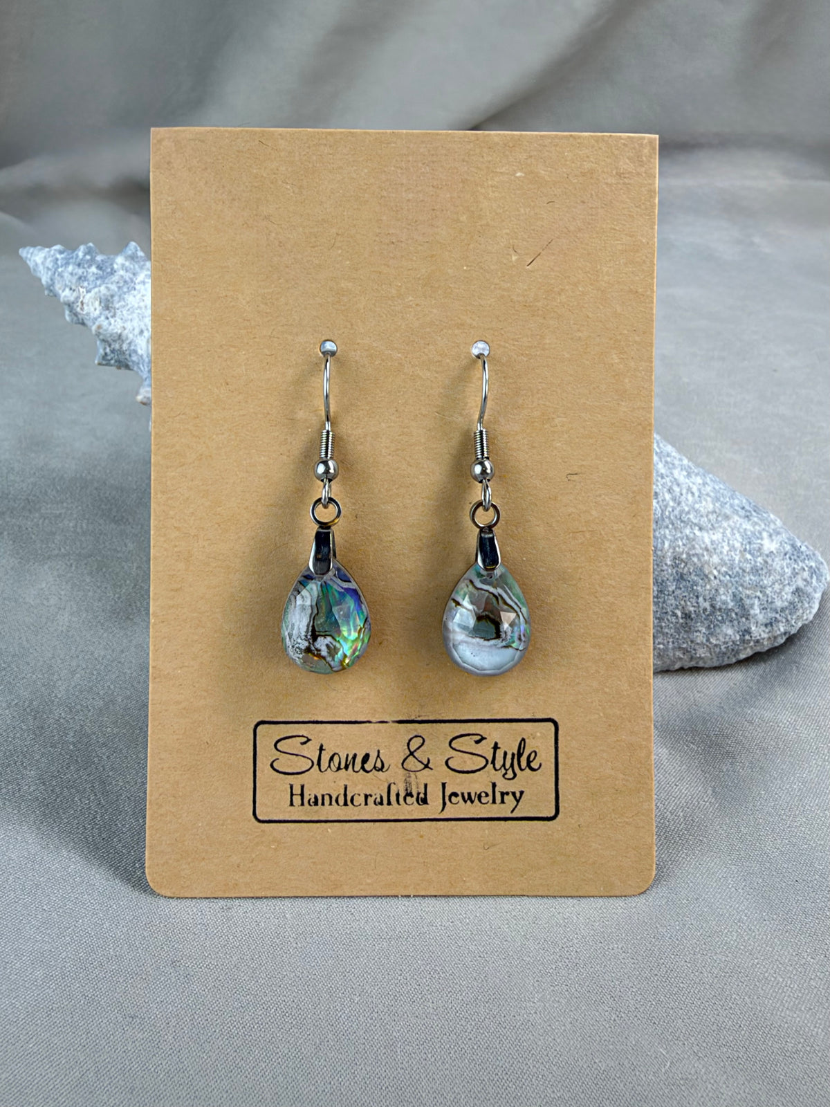 Abalone Doublet Earrings