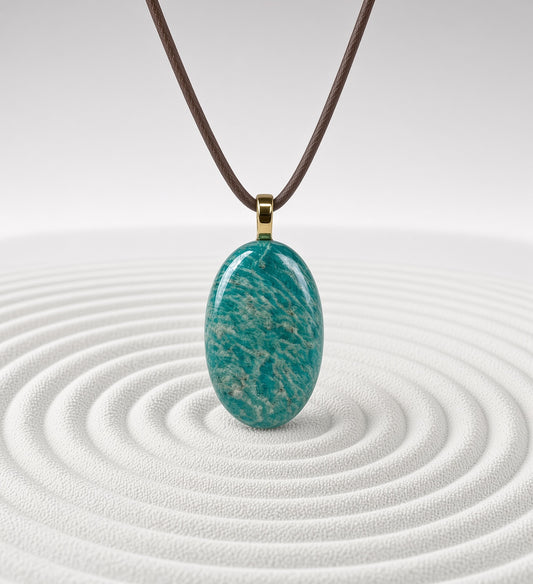 Amazonite Pendant Necklace