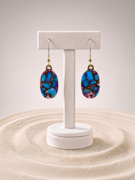 Spiny Oyster Earrings