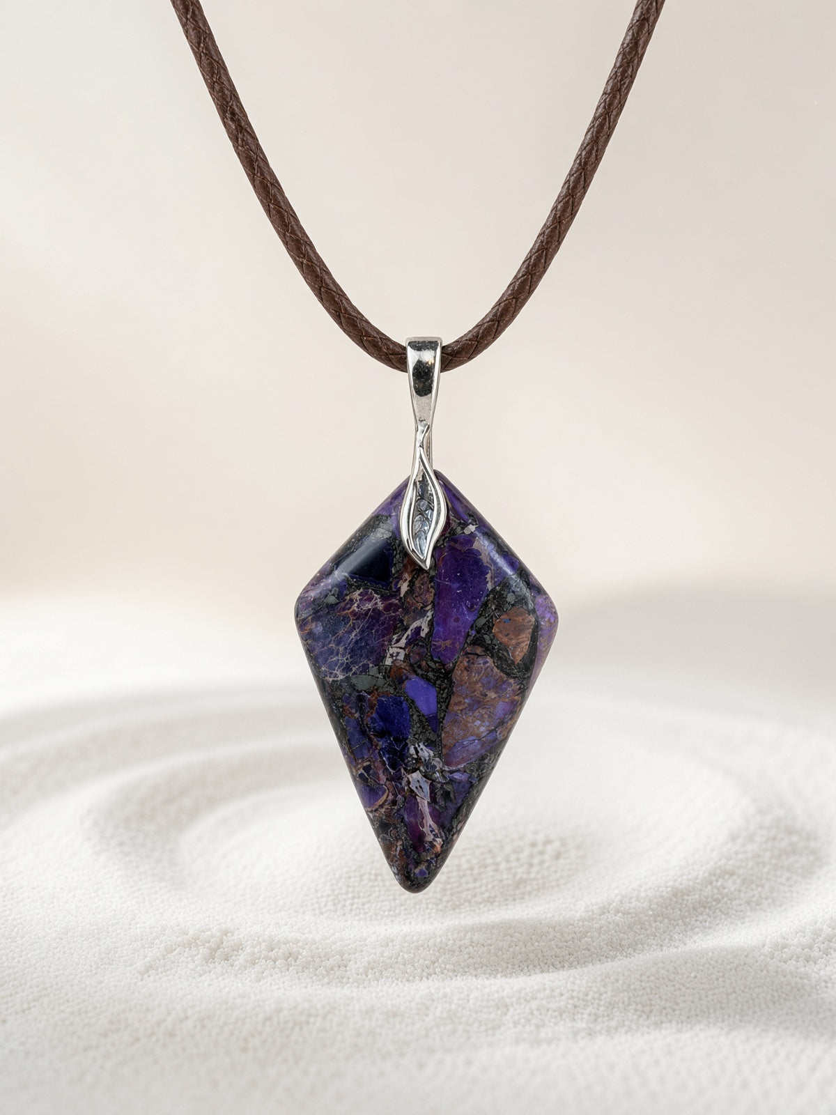 Purple Mojave Pendant Necklace