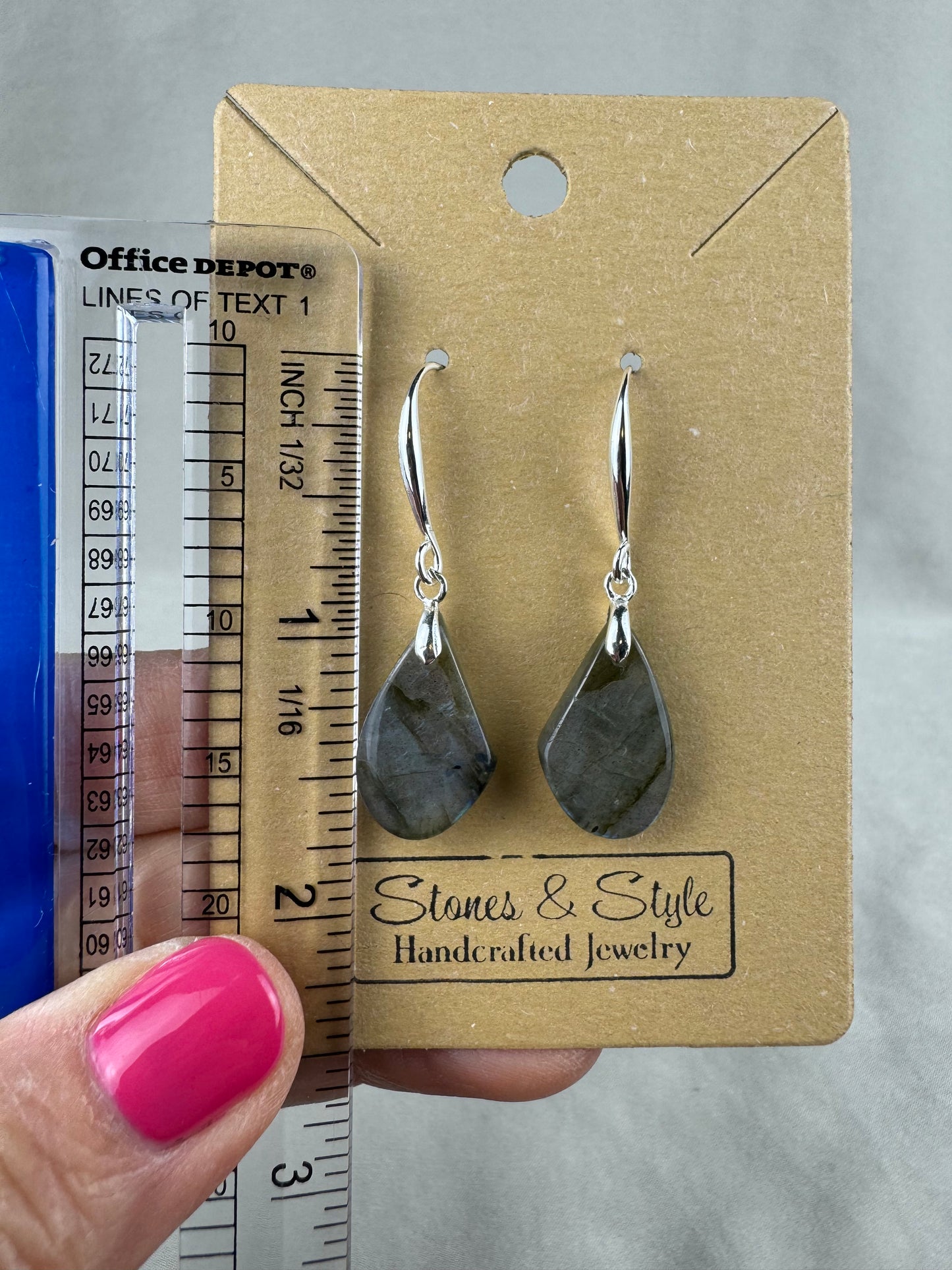 Flashy Labradorite Earrings