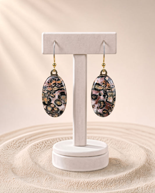 Leopard Jasper Earrings