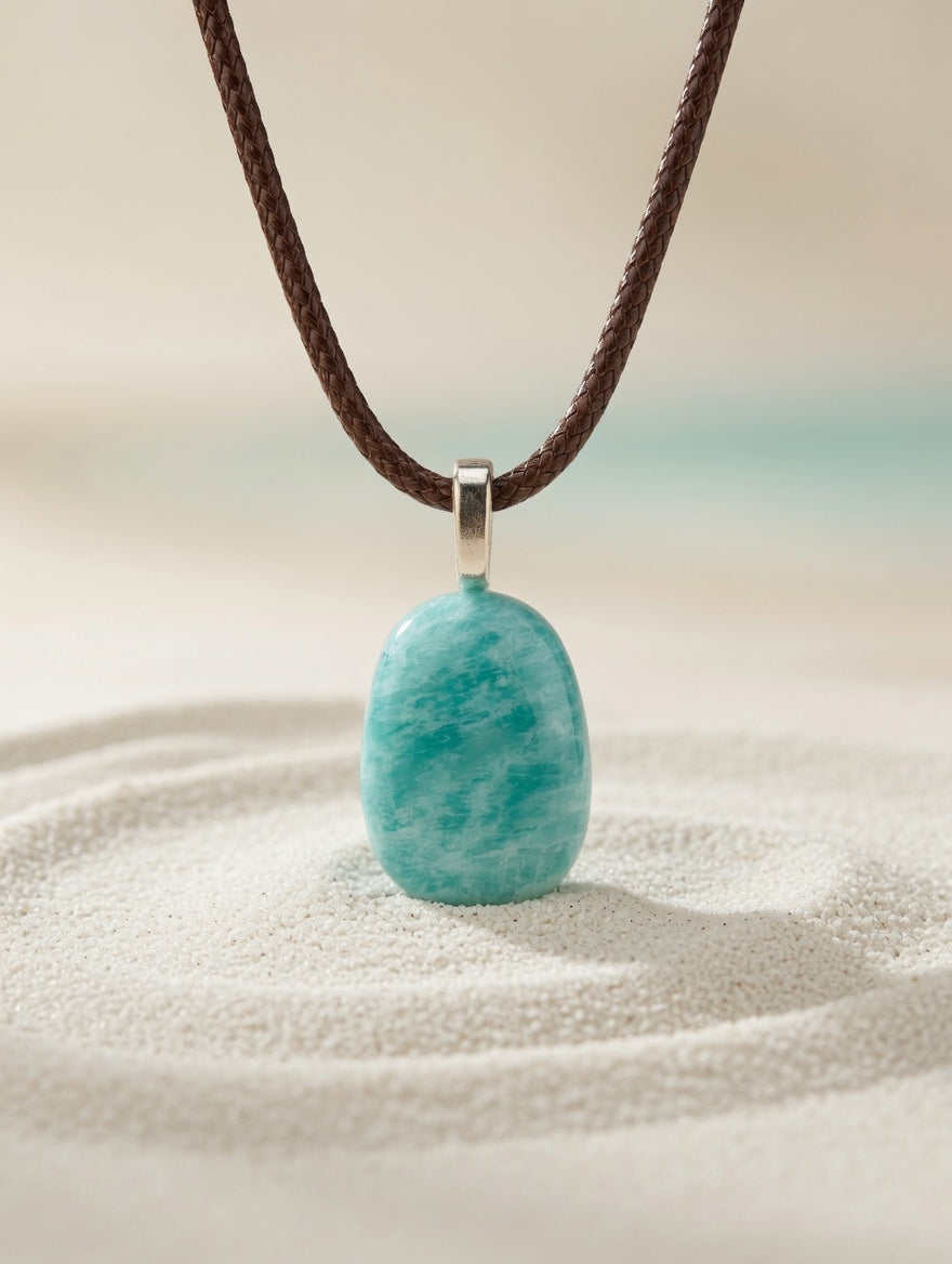 Amazonite Pendant Necklace