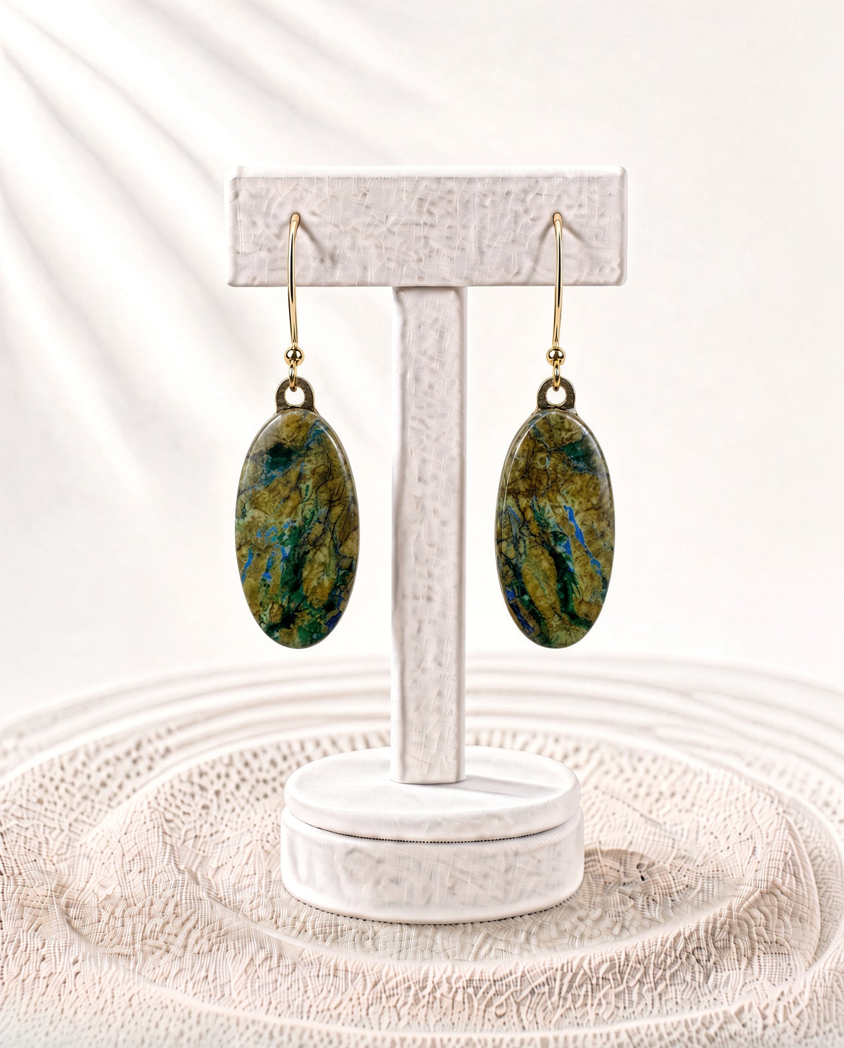 Azurite Malachite Earrings