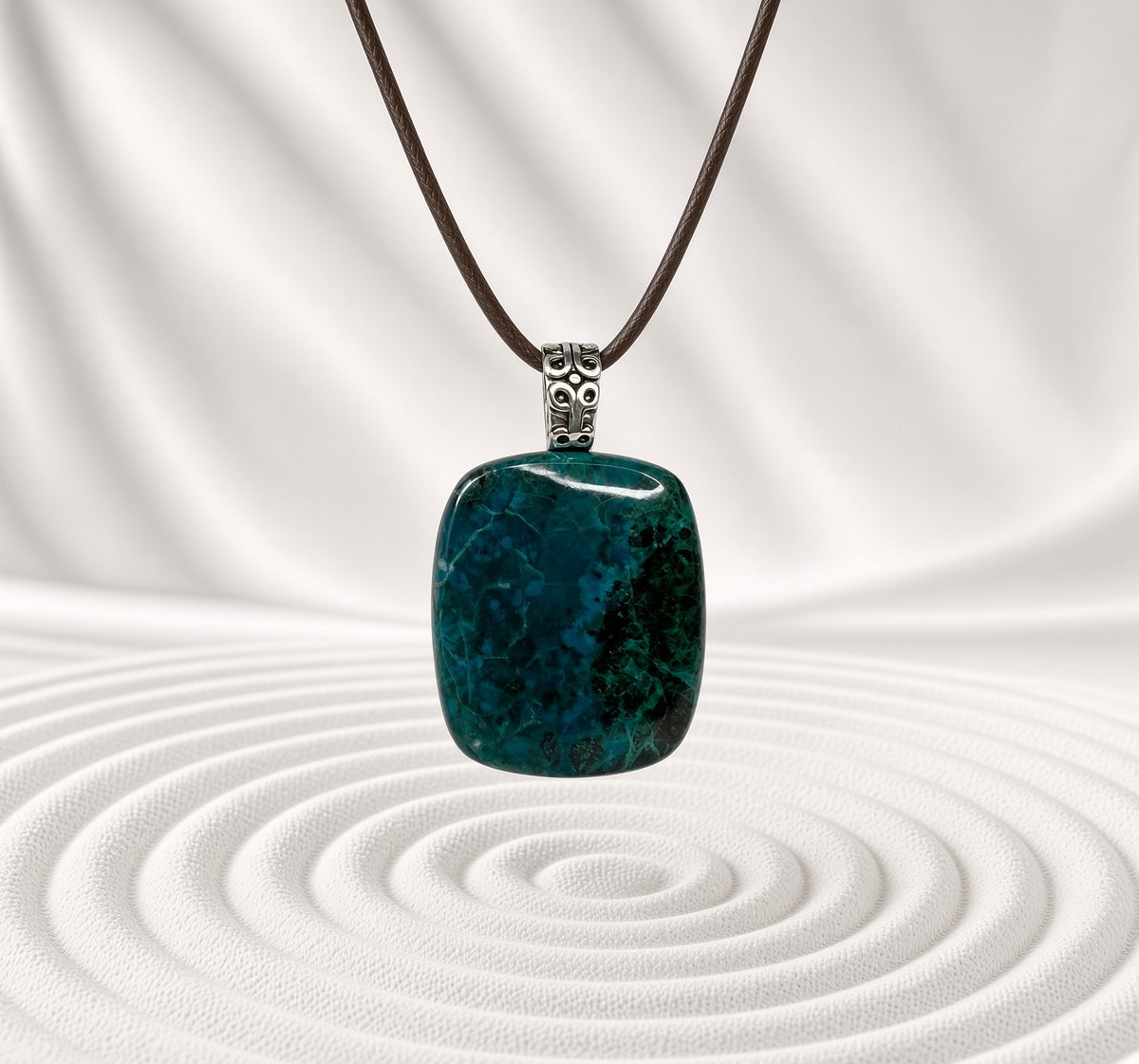Azurite Pendant Necklace
