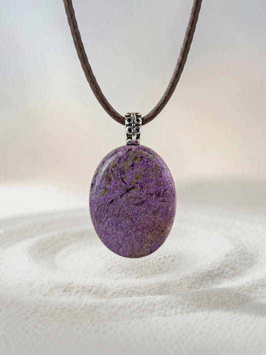 Stichtite Pendant Necklace