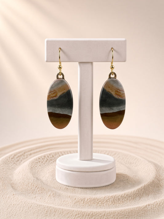 Polychrome Jasper Earrings