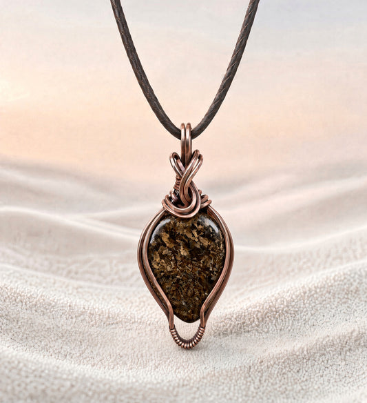 Bronzite Pendant Necklace
