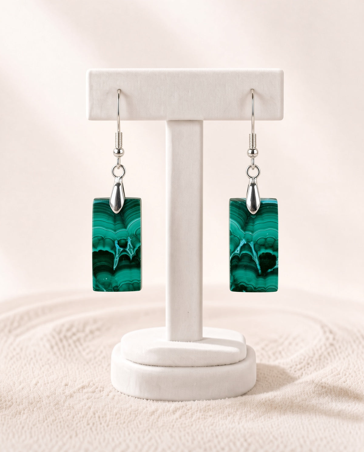 Malachite Earrings