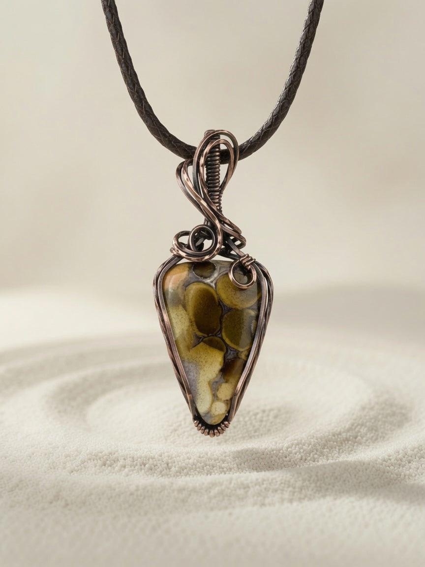 Cobra Jasper Pendant Necklace