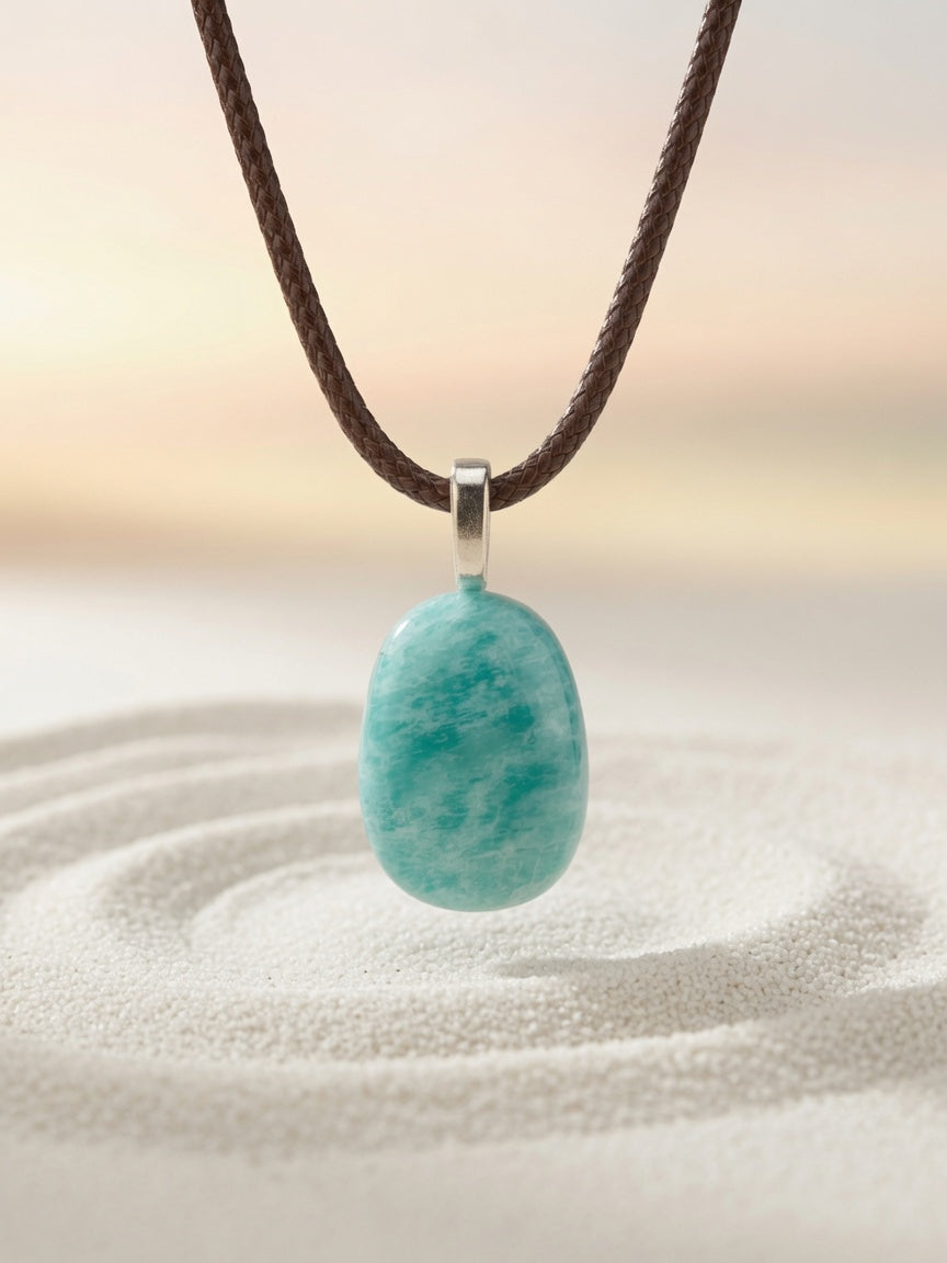 Amazonite Pendant Necklace