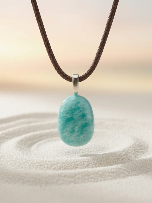 Amazonite Pendant Necklace