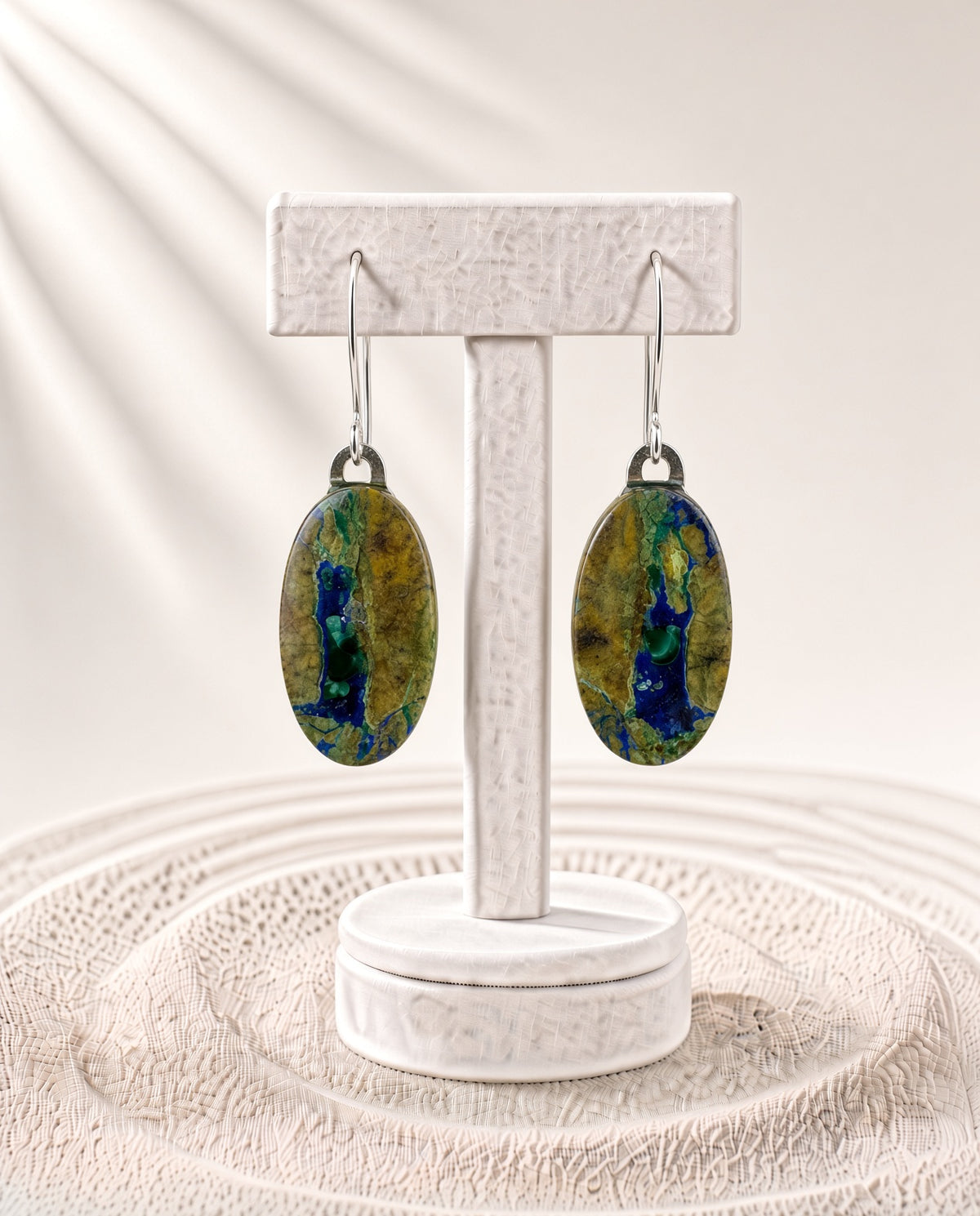 Azurite Malachite Earrings