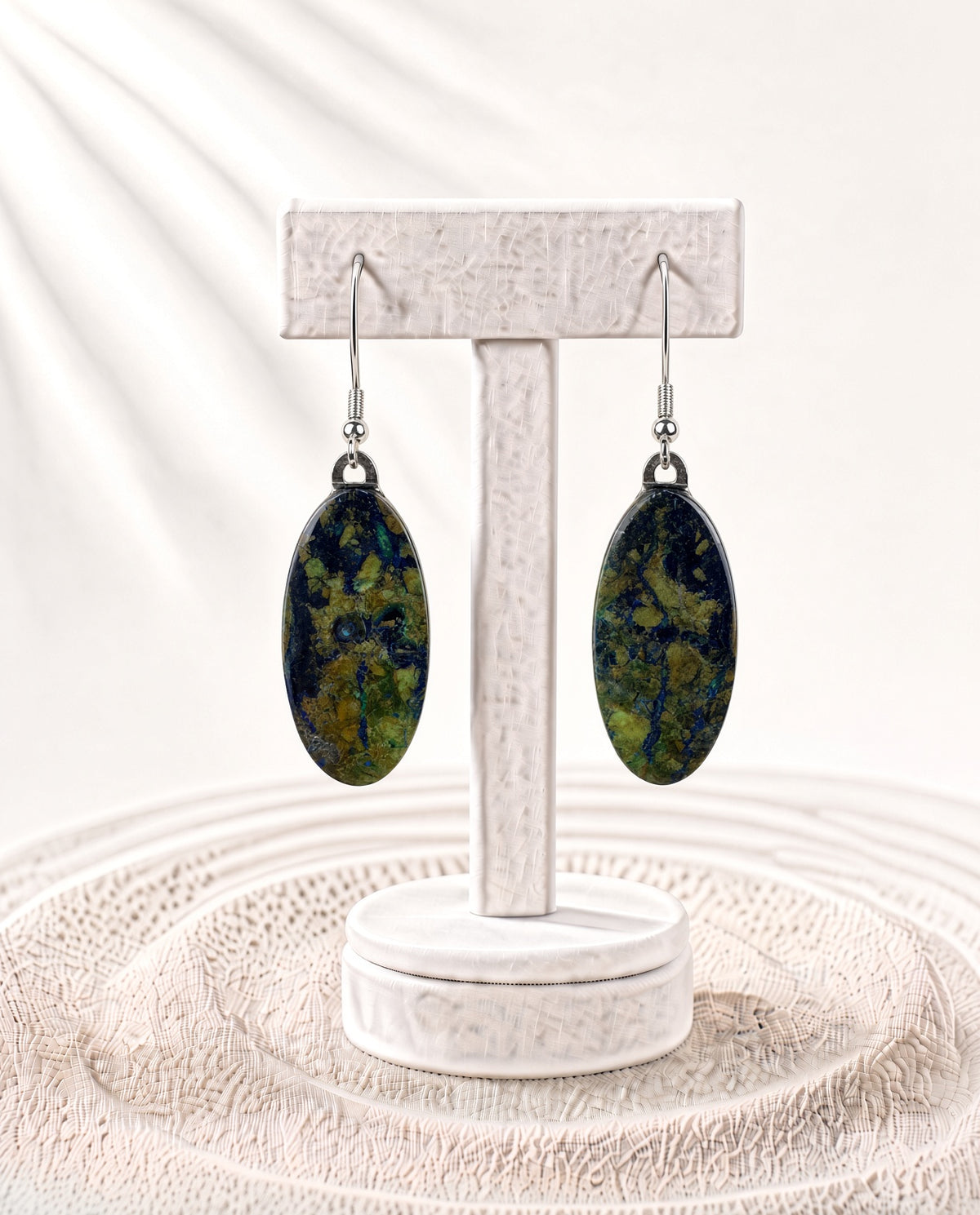 Azurite Malachite Earrings