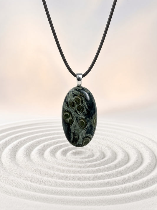 Kambaba Jasper Pendant Necklace