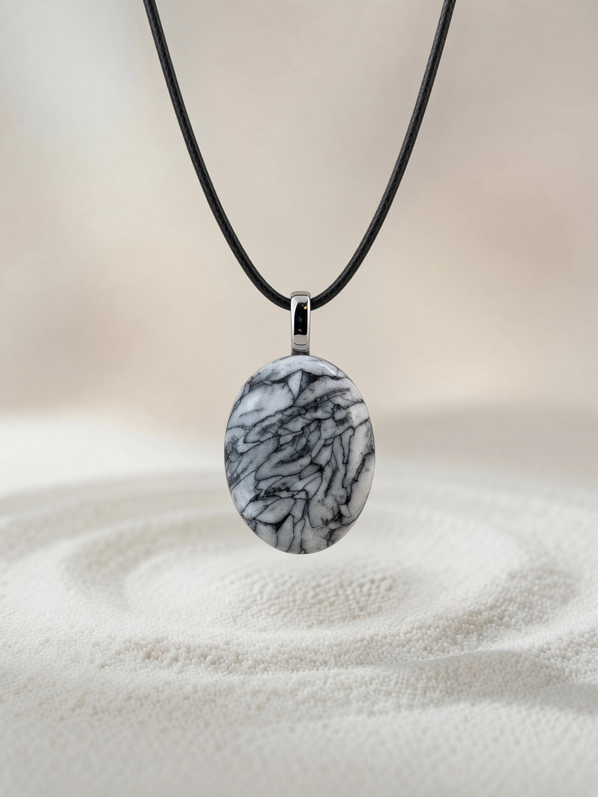 Austrian Pinolith Pendant Necklace
