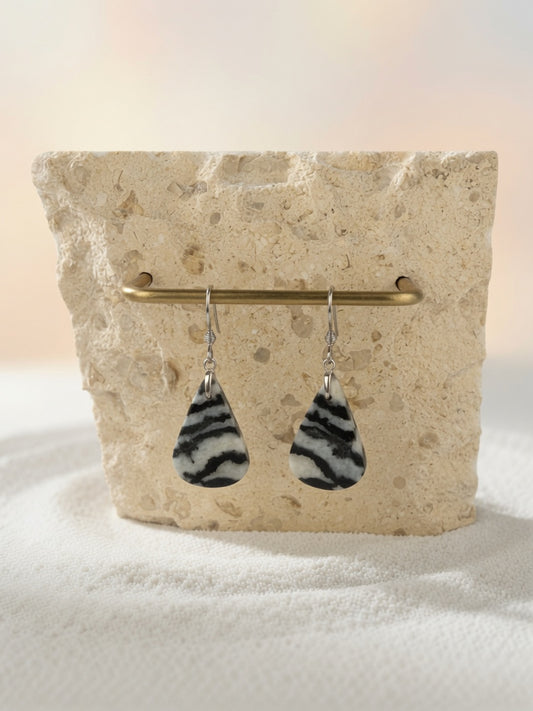 Zebra Jasper Earrings