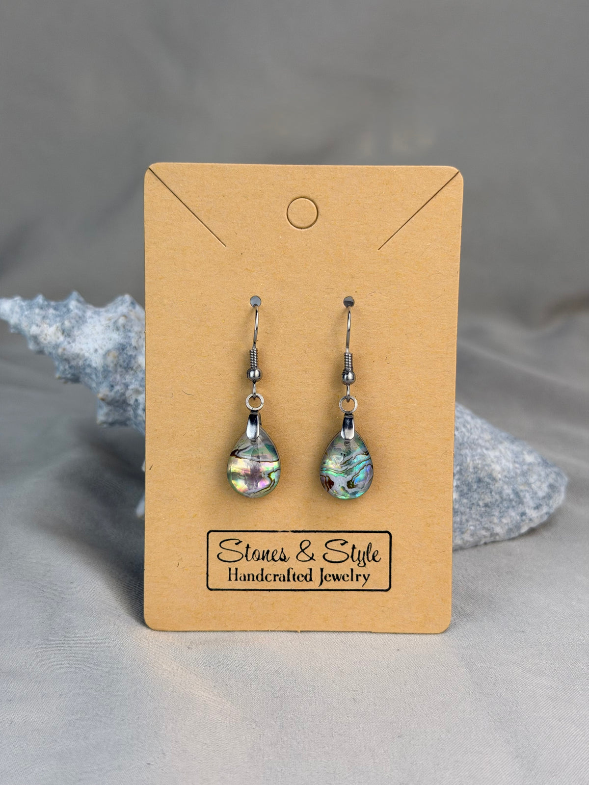 Abalone Doublet Earrings