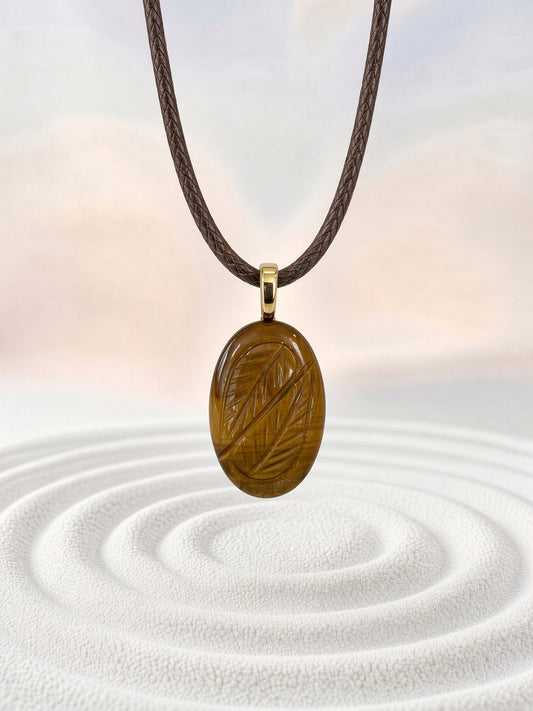 Tiger’s Eye Pendant Necklace