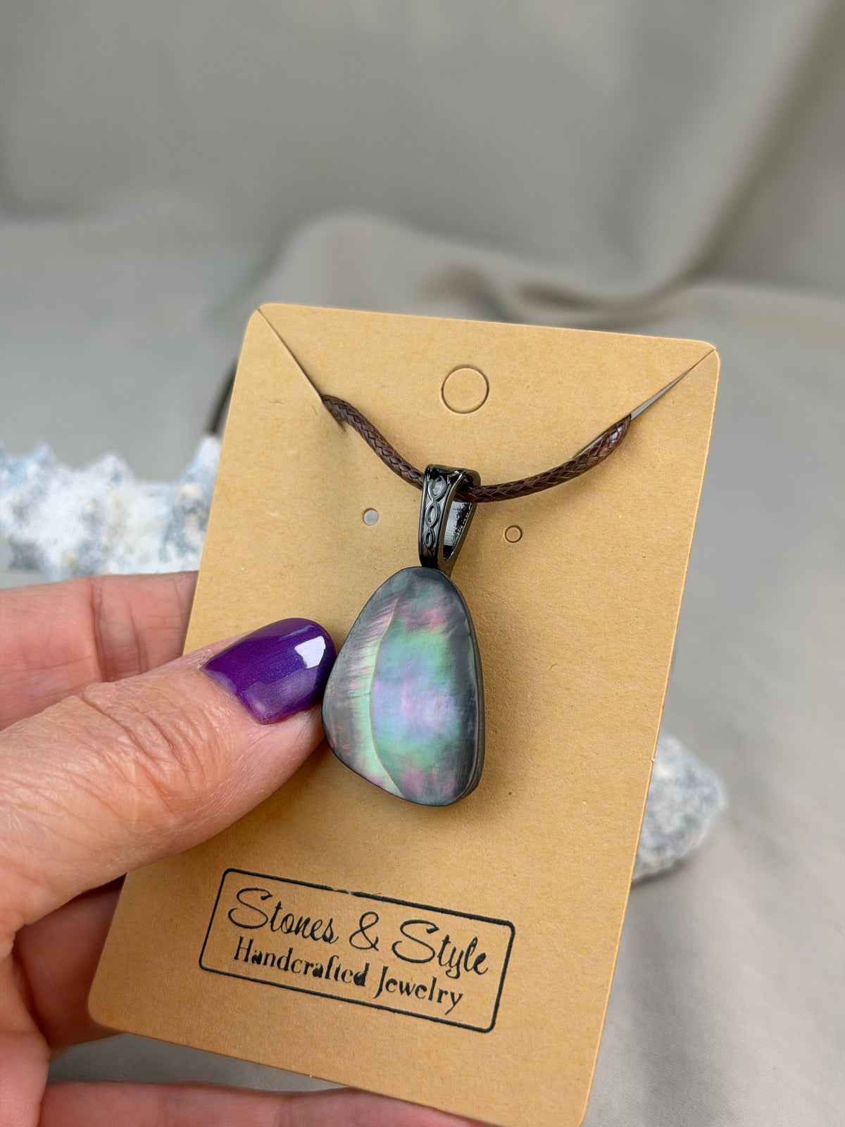 Abalone Pendant Necklace
