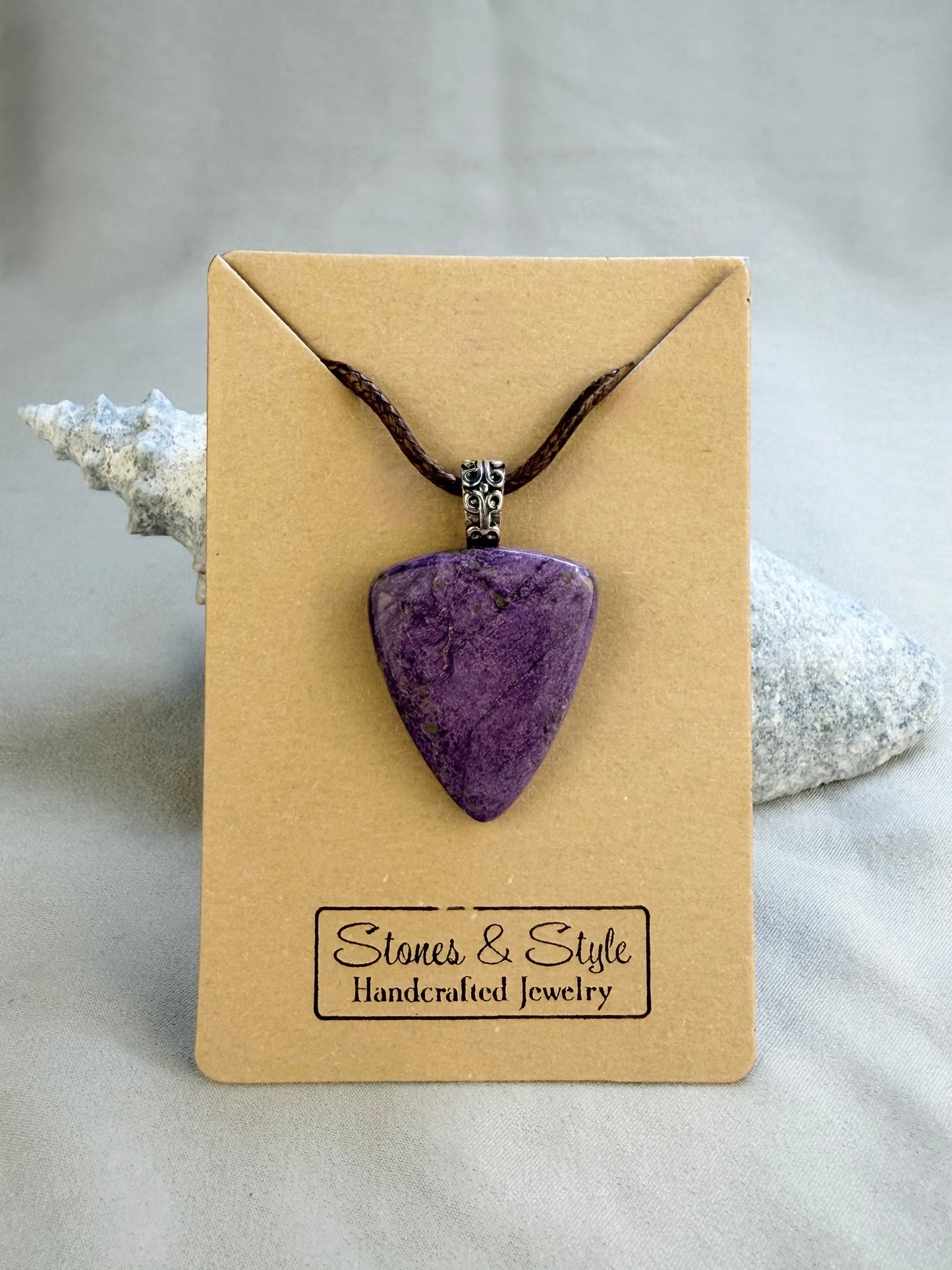 Stichtite Pendant Necklace