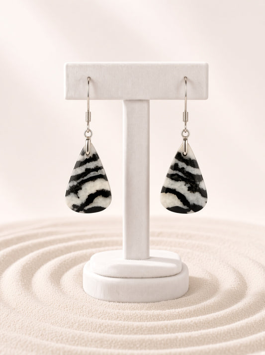 Zebra Jasper Earrings