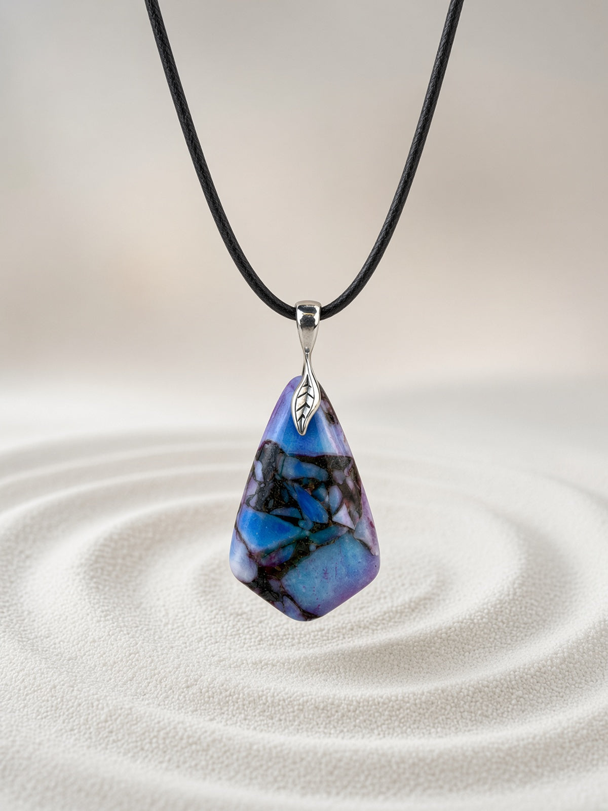 Purple Mojave Pendant Necklace