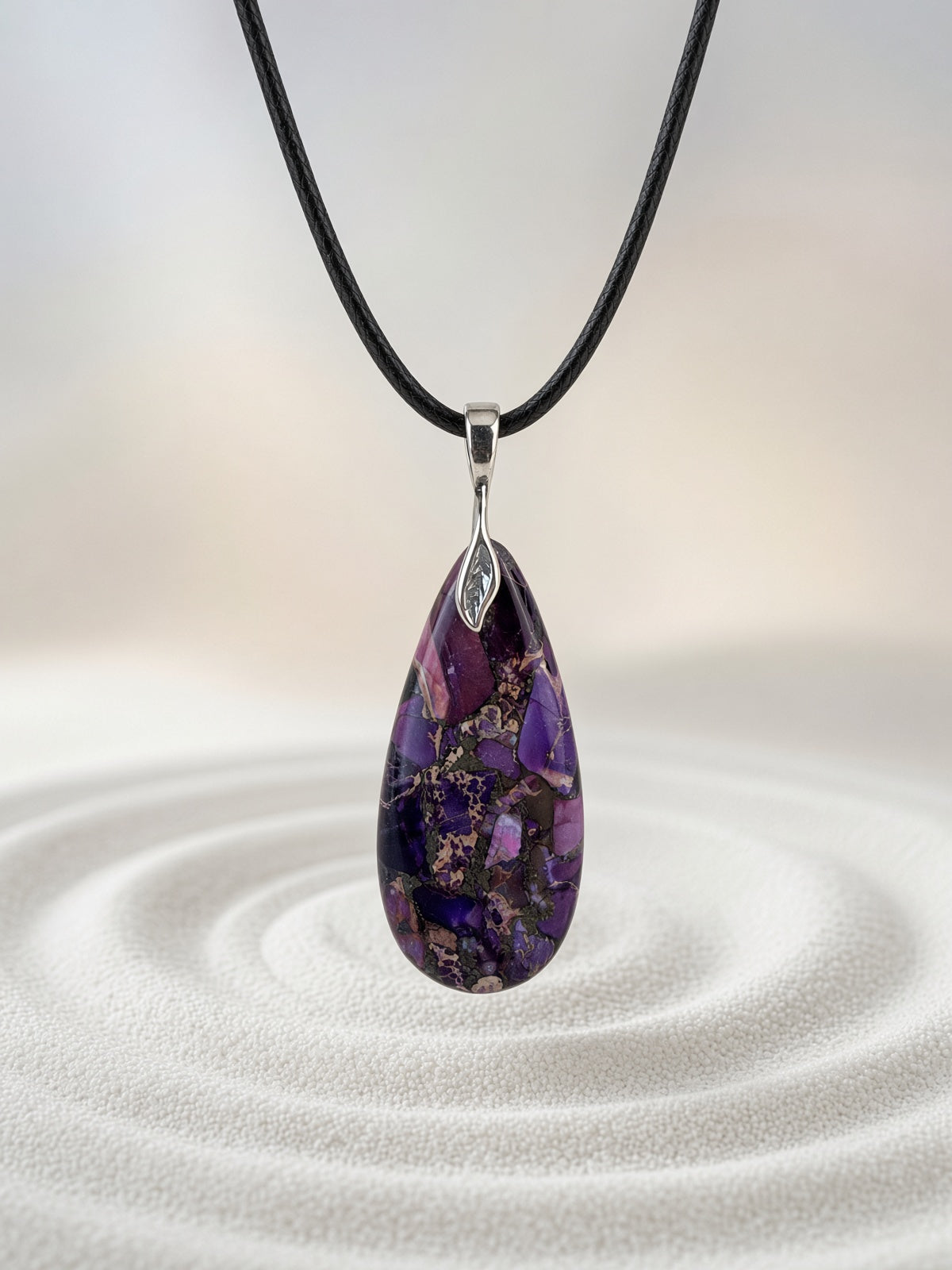 Purple Mojave Pendant Necklace