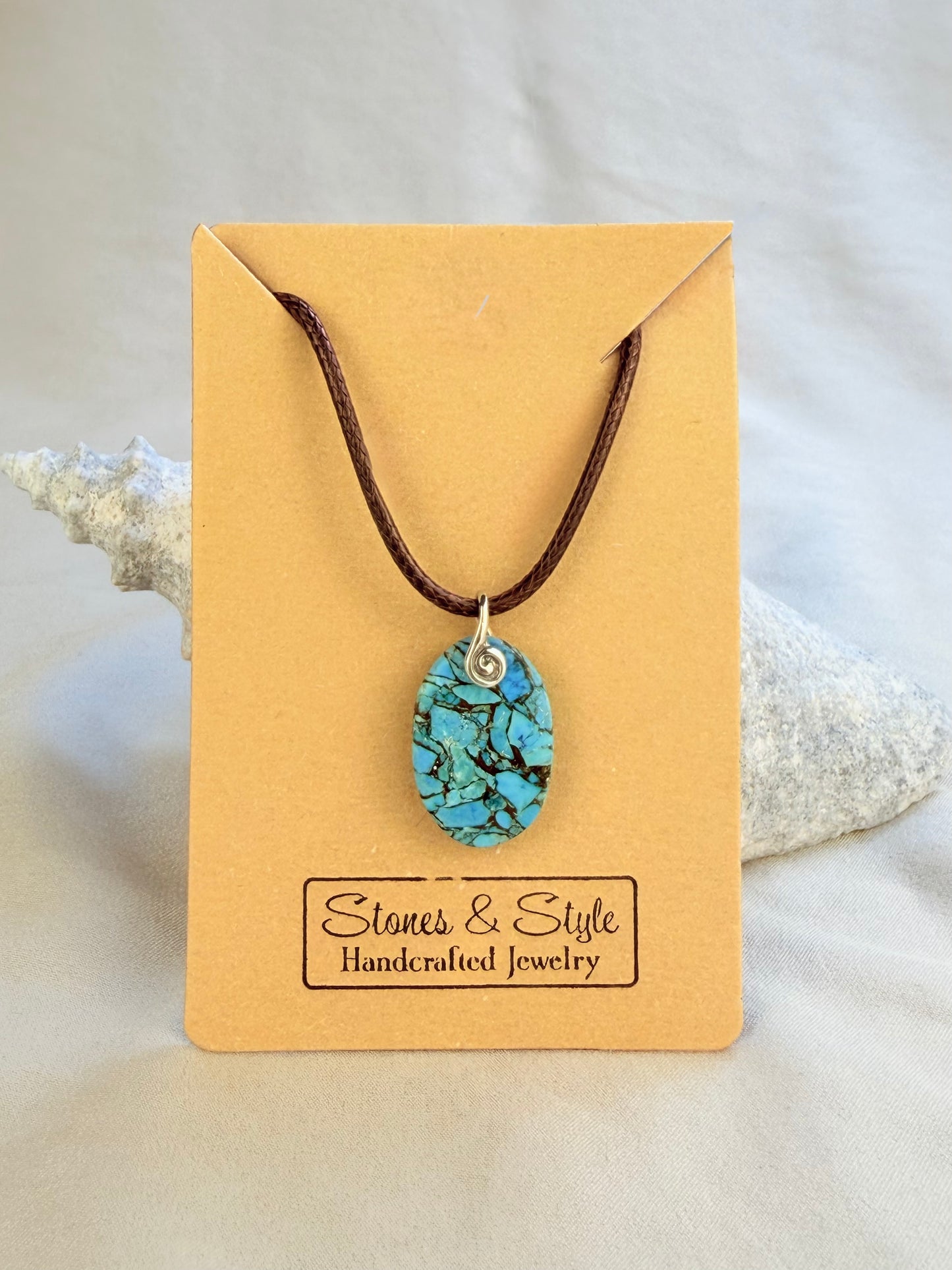 Turquoise Pendant Necklace