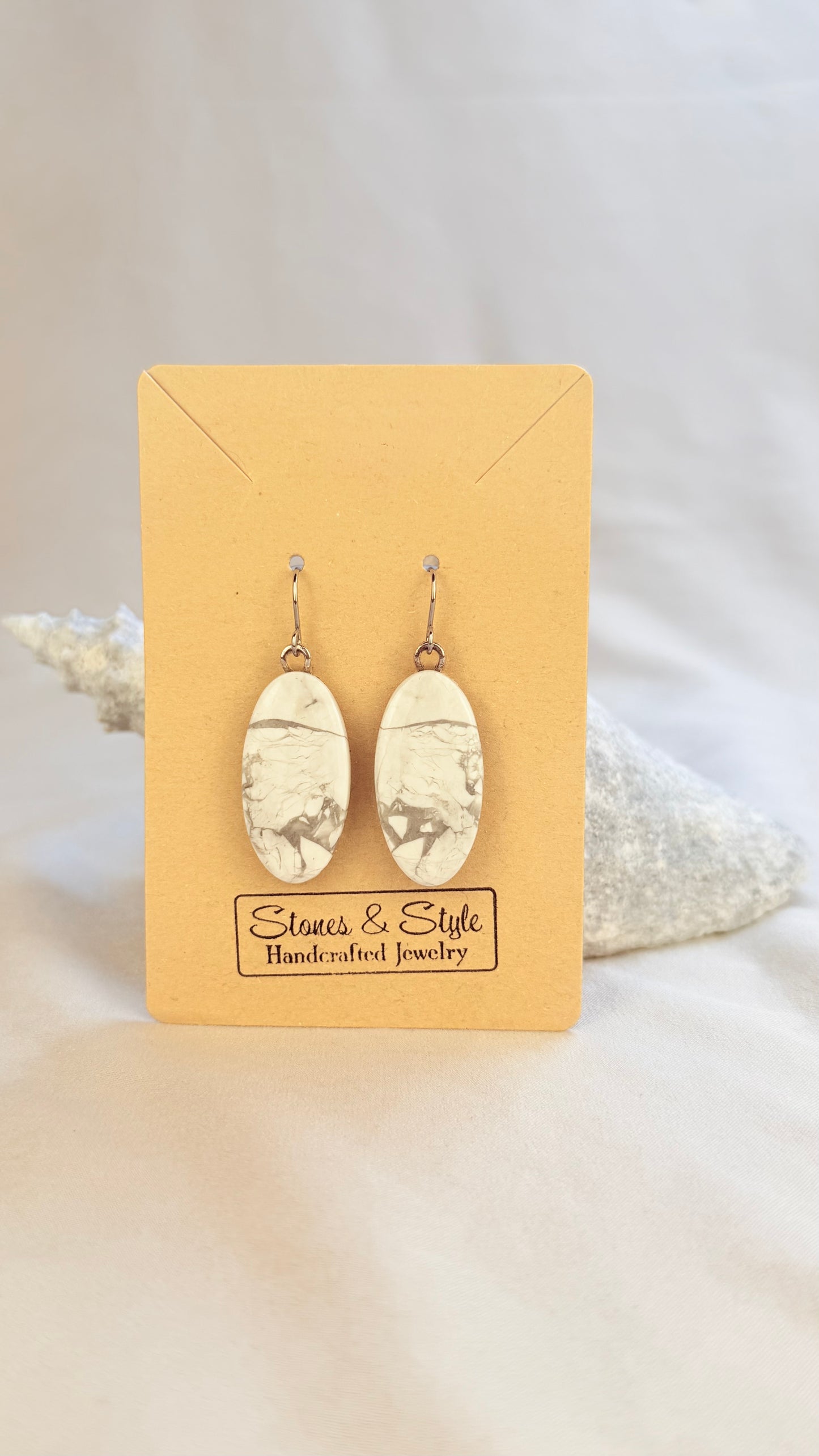 Howlite Earrings