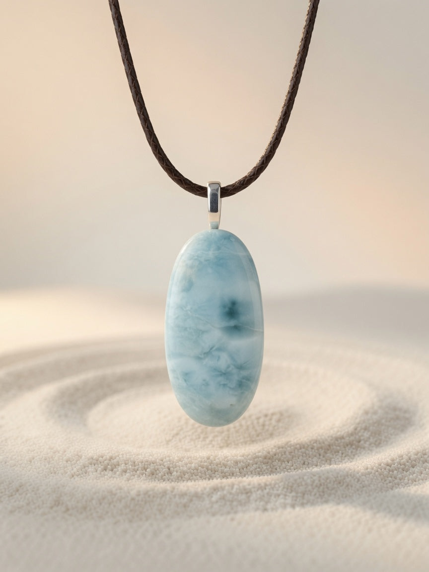 Larimar Pendant Necklace