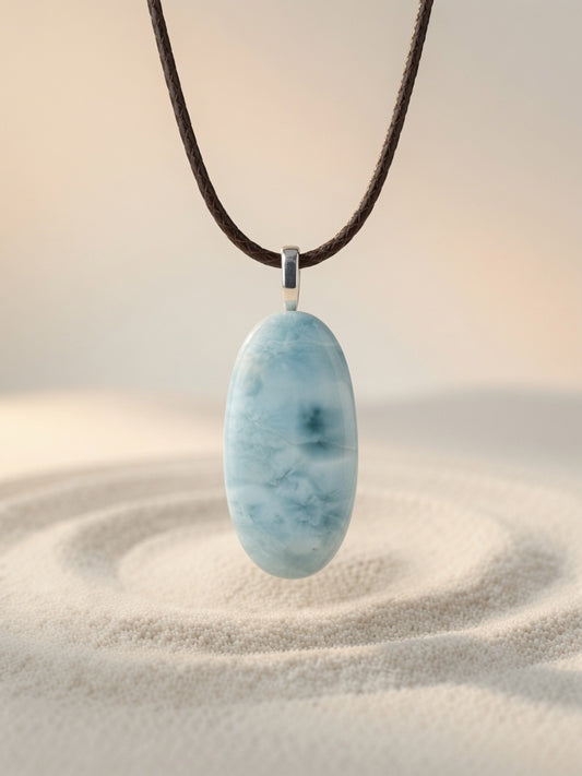 Larimar Pendant Necklace
